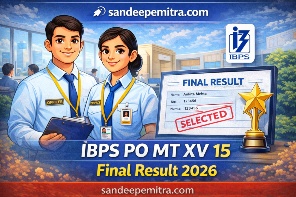 IBPS PO MT XV 15 Final Result 2026