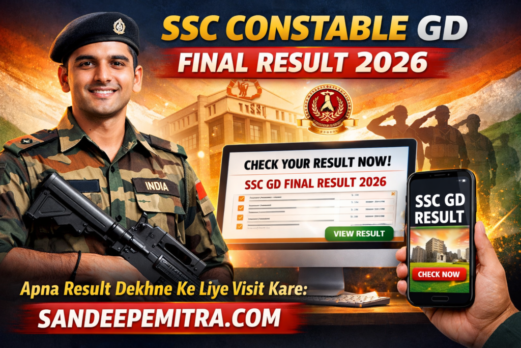 SSC Constable GD Final Result 2026