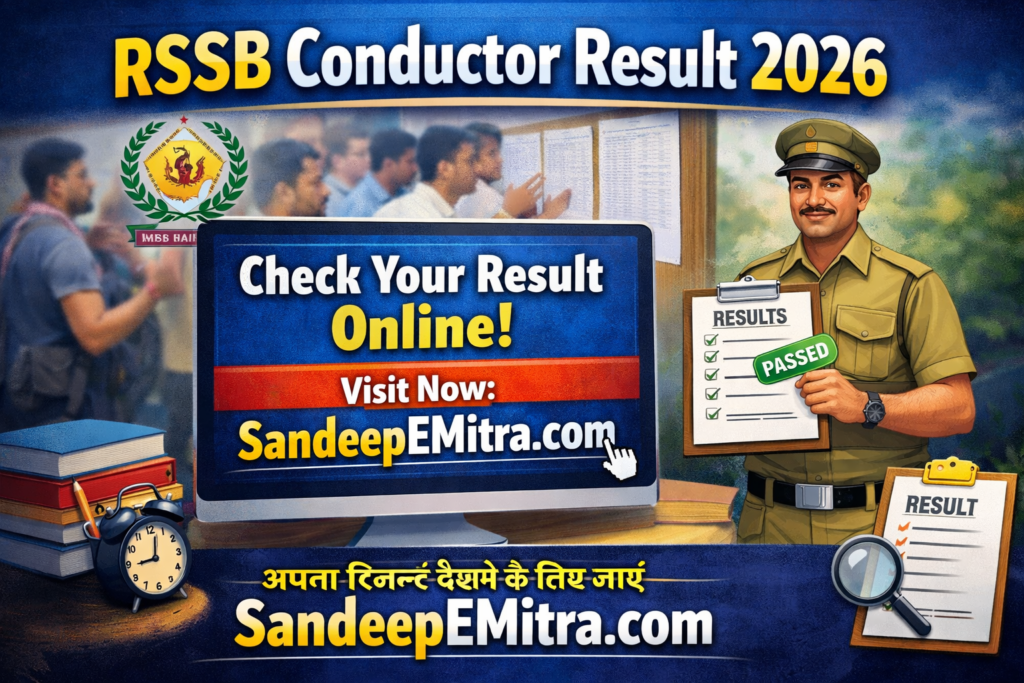 RSSB Conductor Result 2026